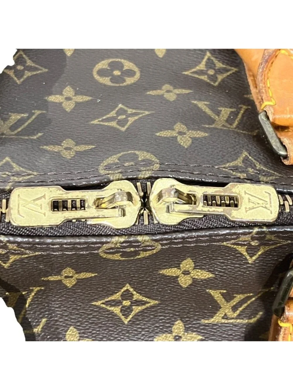 Louis Vuitton Keepall 50 Monogram Boston Bag Canvas